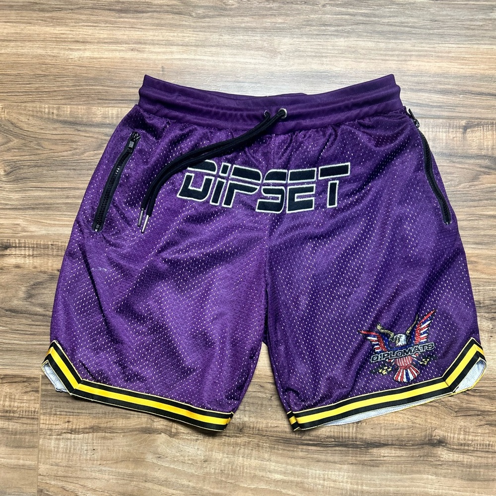 Purple Dipset Couture Men's Shorts